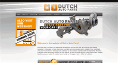 Desktop Screenshot of dutchautoparts.com